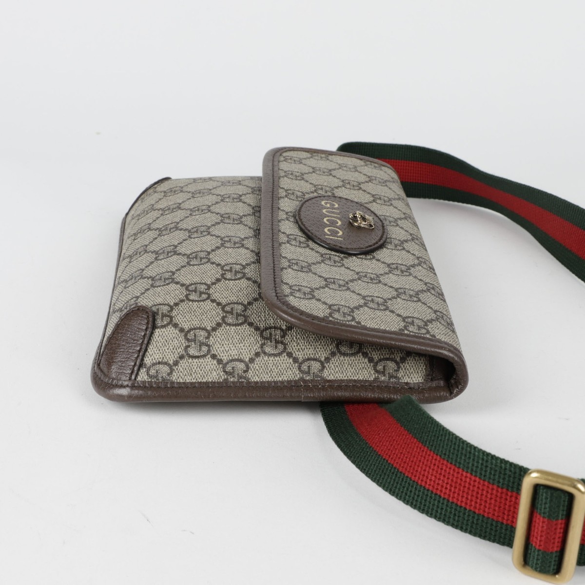 Gucci 493930 GG Supreme Neo Vintage Belt Bag 115517807 | eBay