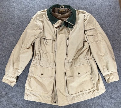 Vintage Eddie Bauer Outdoor Outfitter Field Jacket Mens L Khaki
