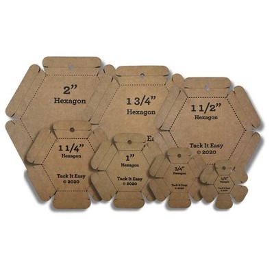 Tack It Easy English Paper Piecing Tool Set Of 8 Hexagon Gadgets