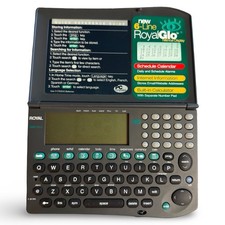 Royal Personal Organizer RG135ex Royal Glo PDA Digital Organizer TESTED