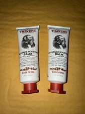 THAYERS Rose Petal Radiance BOOSTING BALM Witch Hazel Aloe 4oz NEW LOT Set 2