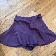 Zara Womens XS Purple Skirt Skort
