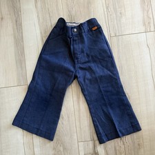 Rare Vintage Levis Dark Jeans Toddler Orange Tab Flare Denim Unisex Kid's 3T