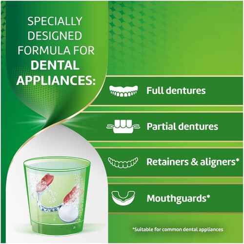 Polident 3 Minute Antibacterial Dental Appliance Cleanser Tablets, 60 Count - Picture 5 of 9