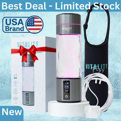 Wholesale Bulk Lot of 5 Portable Hydrogen Water Bottles 6000+ PPB SPE/PEM | New