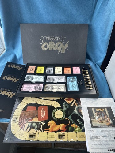 Vintage COMISSATIO ORGY Adult Board Game (1986) - Good Condition COMPLETE - Picture 2 of 12