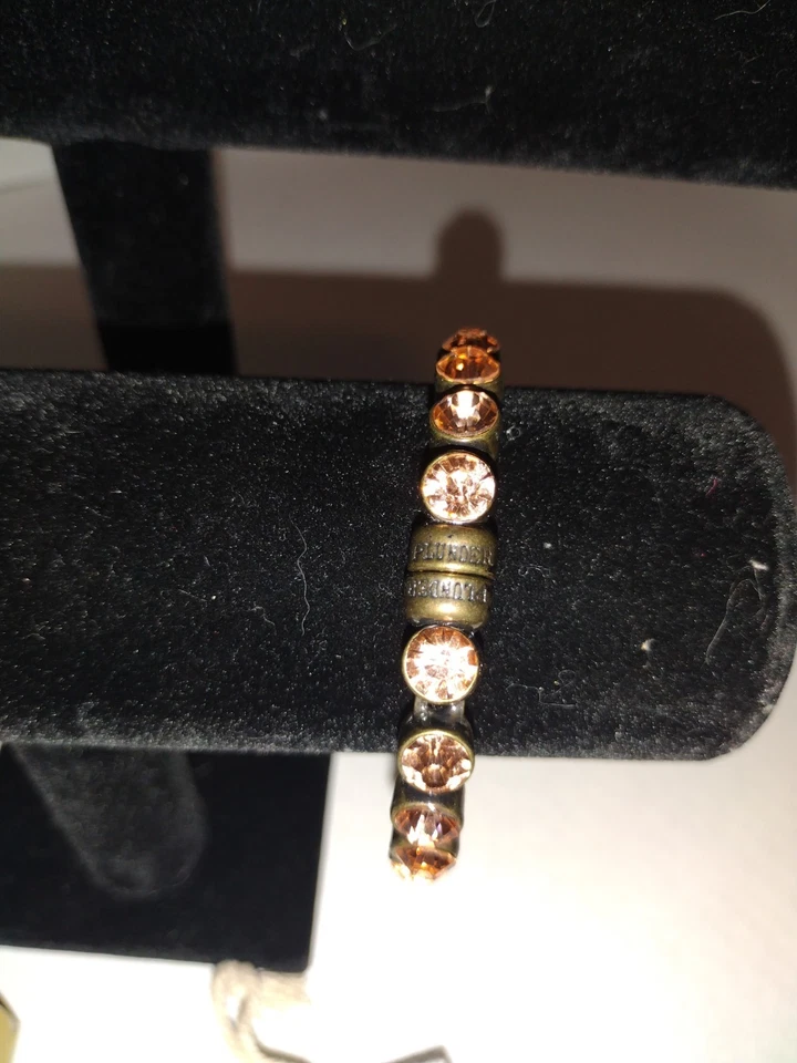 Pulsera Magnética PLUNDER KAYSON PB248 Con Piedras Ámbar 7" Foto 3 de 4