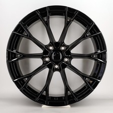19"golf r black alloy wheels vw golf caddy audi/vw/tt/t4/a4/a3/a6/skoda/ tyres