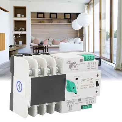4P 100A Dual Power Automatischer Transferschalter Umschalter Wahlschalter