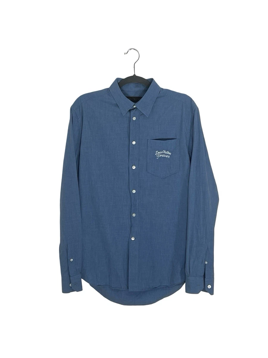 Louis Vuitton Long Sleeve Regular Fit Casual Button-Down Shirts