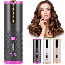Automatic Wireless Curling Iron, Cordless Hair Curler