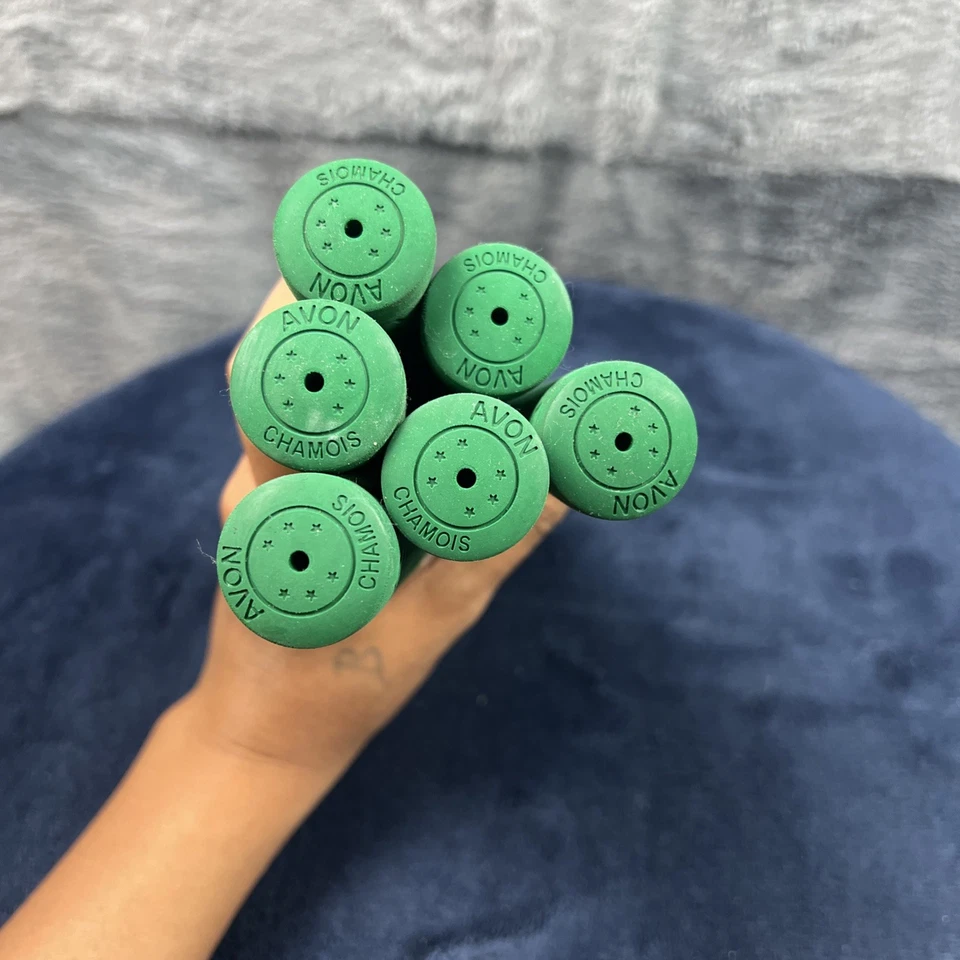 Empuñaduras de golf Avon Gamois originales verde estándar 52 gramos acanaladas - Lote de 6 - NUEVAS Foto 4 de 4