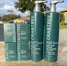 (2) CRABTREE & EVELYN Moisturizing Body Lotion with Pump 15 fl.oz + Hand Soaps