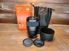7685 Sony SEL90M28G FE 90mm 2.8 MACRO G OSS E-mount medium telephoto lens