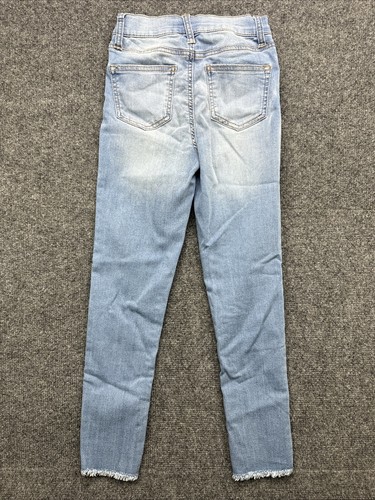 Revery Kids Sherma Frey Cuffed Ankle Skinny Jeans Mid Rise Girls Size 10 - Picture 7 of 7