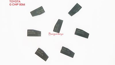 1 SCHLÜSSEL CHIP ROHLING PASSEND FÜR TOYOTA G CHIP 80BIT TRANSPONDER VIRGIN CARBON
