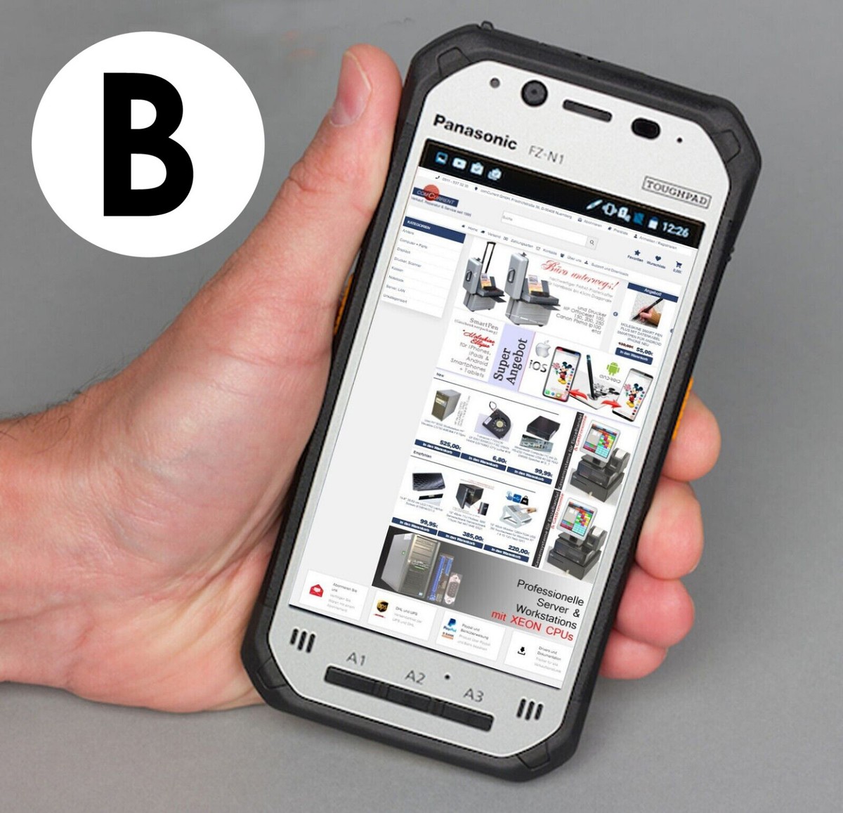 Antivandal Smartphone Tablet Pda Panasonic Toughpad FZ-N1 Antivandal Smartphone Tablet Pda Panasonic Toughpad FZ-N1
