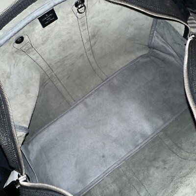 LOUIS VUITTON - LV Boston Bag Kendall GM Ardoise Black Taiga