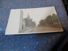 (1032) Old Postcard Postmark Unreadable Fourth Street Algoma Wis No. 4