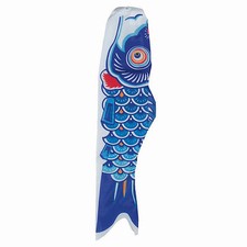 Blue Koi Fish 36" Windsock -7---ITB 4786