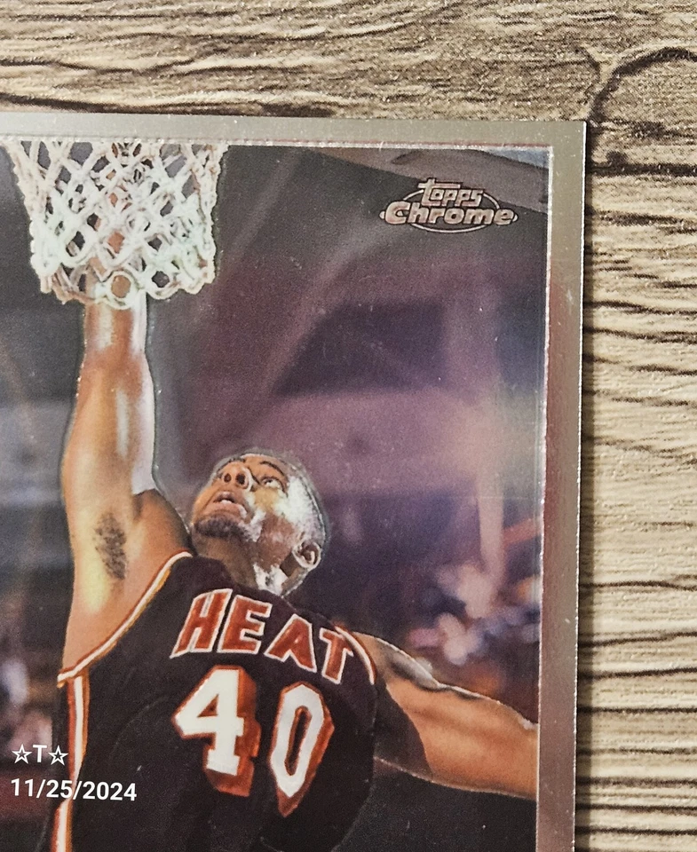 Tarjeta coleccionable de baloncesto 1996-97 Kurt Thomas #11 Topps cromada Miami Heat NBA Foto 2 de 4