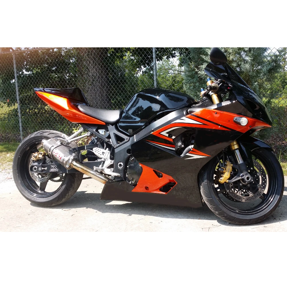 Injection Orange Complete Fairings Fit for 2004-05 Suzuki GSXR 600 750 ABS  p011