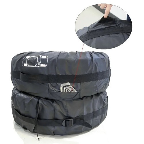 Universal Spare Tire Cover Case Polyester Car Tyre Storage Bags Wheel Protector - Picture 6 of 25
