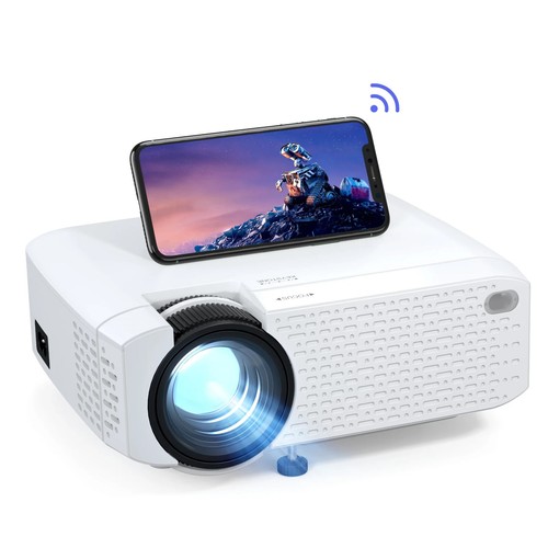 Projector 1080P Fhd WiFi Video Home Theater Best for phone, Hdmi-included