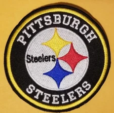 Pittsburgh Steeler Embroidered Sports Patch approx 3.5"
