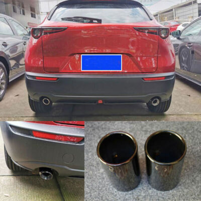 For Mazda CX-30 CX30 2019-2022 Car Muffler Pipe Outlet Tips Tip Dedicate Exhaust