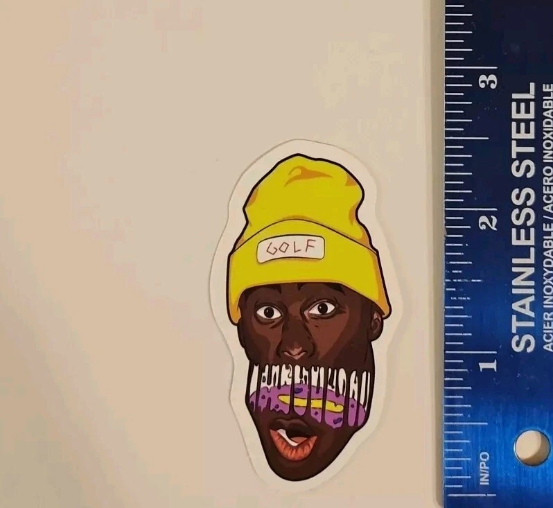 Tyler The Creator Laptop Sticker / Hip Hop Rap Style Waterproof Decal - Image 2 of 3