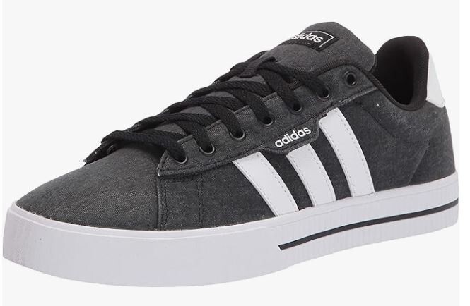 Adidas Men's Daily 3.0 Skate Shoe, Core Black/Cloud White/Core Black, size 10.5