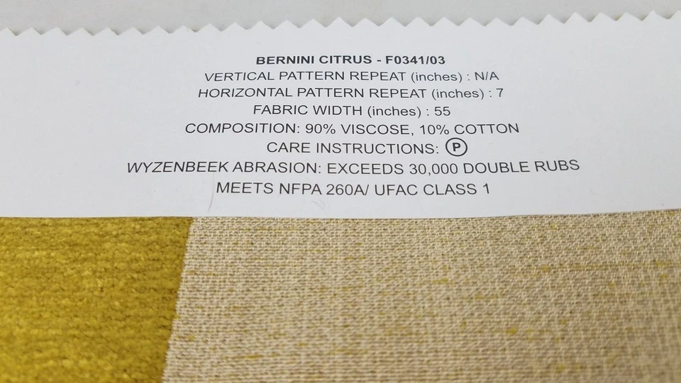 Lot Bernini Striped Brocade Woven Velvet Furniture Fabric Samples Lot 4 Pieces - Image 4 of 4