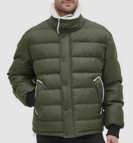 Military Bomber Puffer Coat Jacket Size 