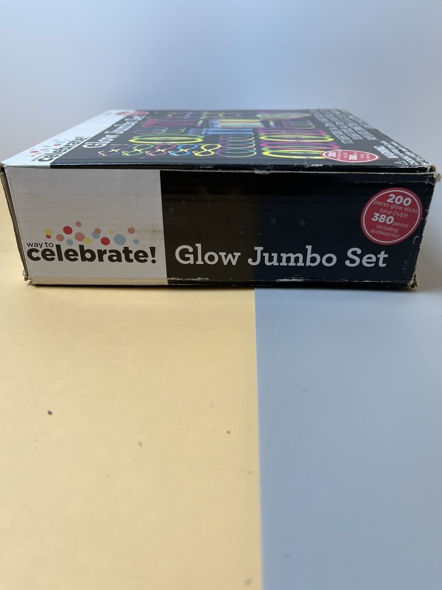 SALE！ GLOW PACK2セットでお得！！ Way To Celebrate! Glow Jumbo Set 200 Pieces, 380 Including