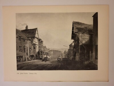 Old Vintage Print John Varley Conway 1803