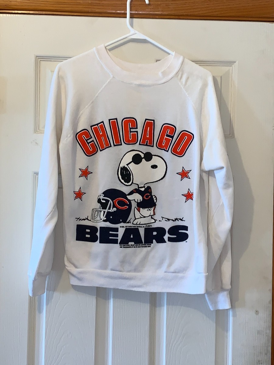 VINTAGE RARE CHICAGO BEARS MENS MEDIUM SNOOPY SWEATER 1971 | eBay