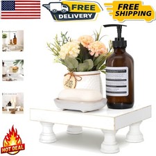 Durable Decorative Wood Riser with Distressed Edges - Perfect for Home Display