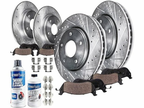 For 2012-2017 Toyota Camry Brake Pad and Rotor Kit Detroit Axle 33642NP - Picture 1 of 2