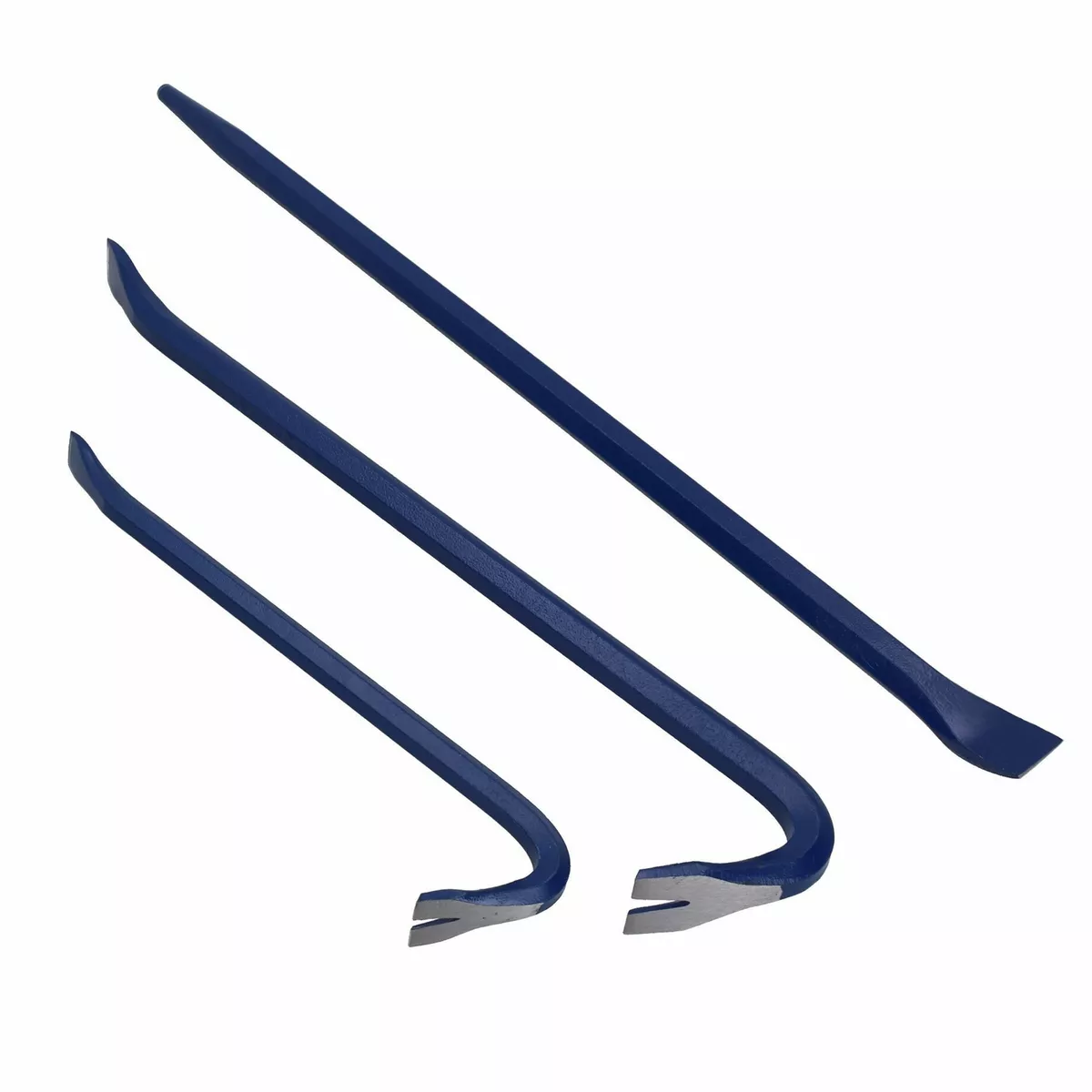 5pc Heavy Duty Pry Wrecking Bars Flat Bars Aligning Bar Utility