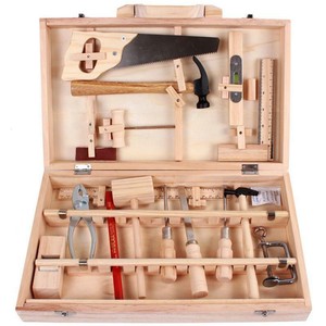 wooden kids tool set
