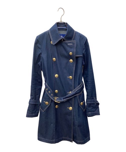 Burberry Blue Label Denim Trench Coat Size M