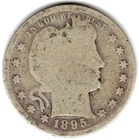 1895 BARBER QUARTER in GOOD condition ~ PLEASE SEE THE SCAN   stk 95-127