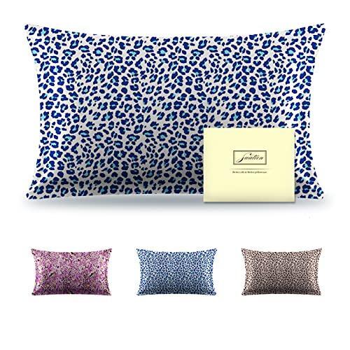 Mulberry Silk Pillowcase for Hair and Skin Standard Size Leopard Print Silk-image