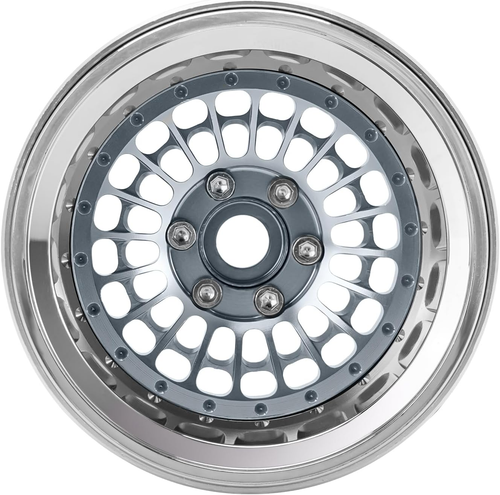 2.2" Beadlock Wheel - Offset -10Mm Aluminum Turbine Rim for SCX10 TRX4 VS4-10 Ge - Picture 4 of 12