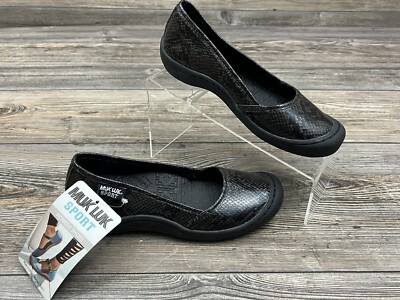 Muk Luks Brown Snake Print Slip On Flats Comfort Loafers - Size US 7 ~ #1200010