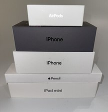 Lot of Empty Apple Boxes iPhones, AirPods, Apple Pencil, iPad Mini Lot Of 5