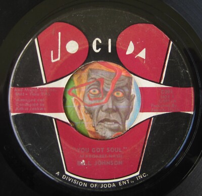 HEAR Bill Johnson 45 You Got Soul / It Ain't Never Gonna Die JOCIDA R&B mod