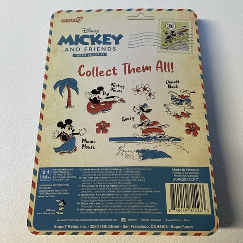 Figura 14233 de la colección vintage de Disney del pato Donald (vacaciones de Hawai) de reacción - Imagen 6 de 12