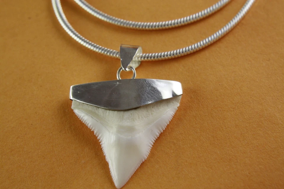 Collana 2 Mm Larga Argento Ciondolo 925 Argento Reale / 433 - Immagine 3 di 4